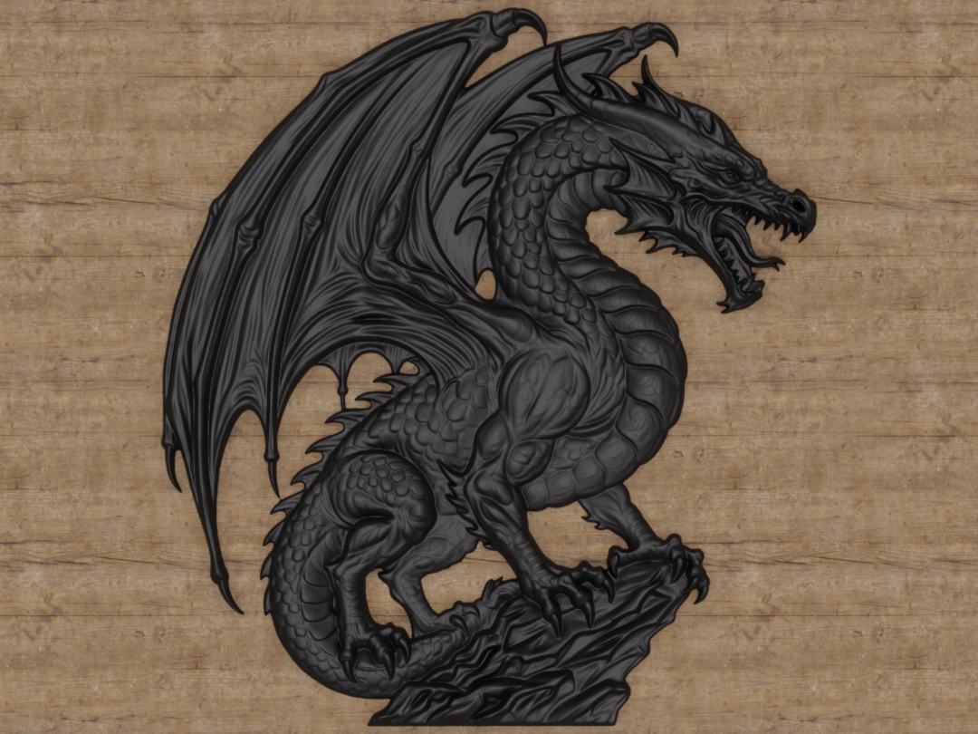 Guardian Dragon Wall Art