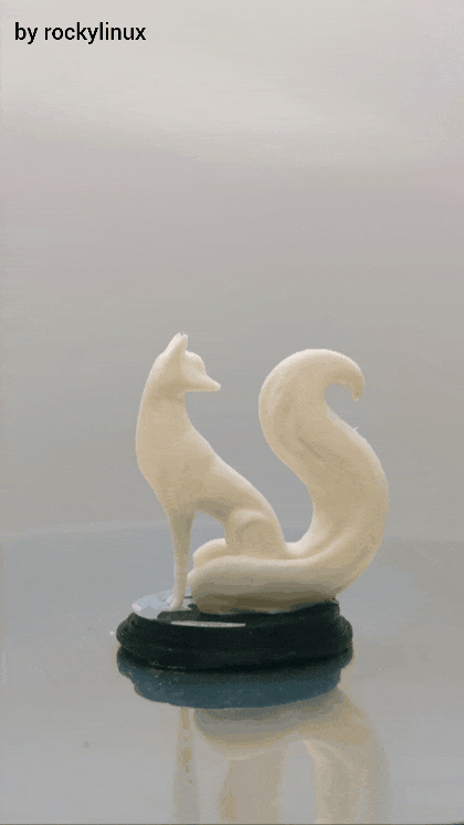 Sinuous Fox - A Minimalist Masterpiece to 3D Print