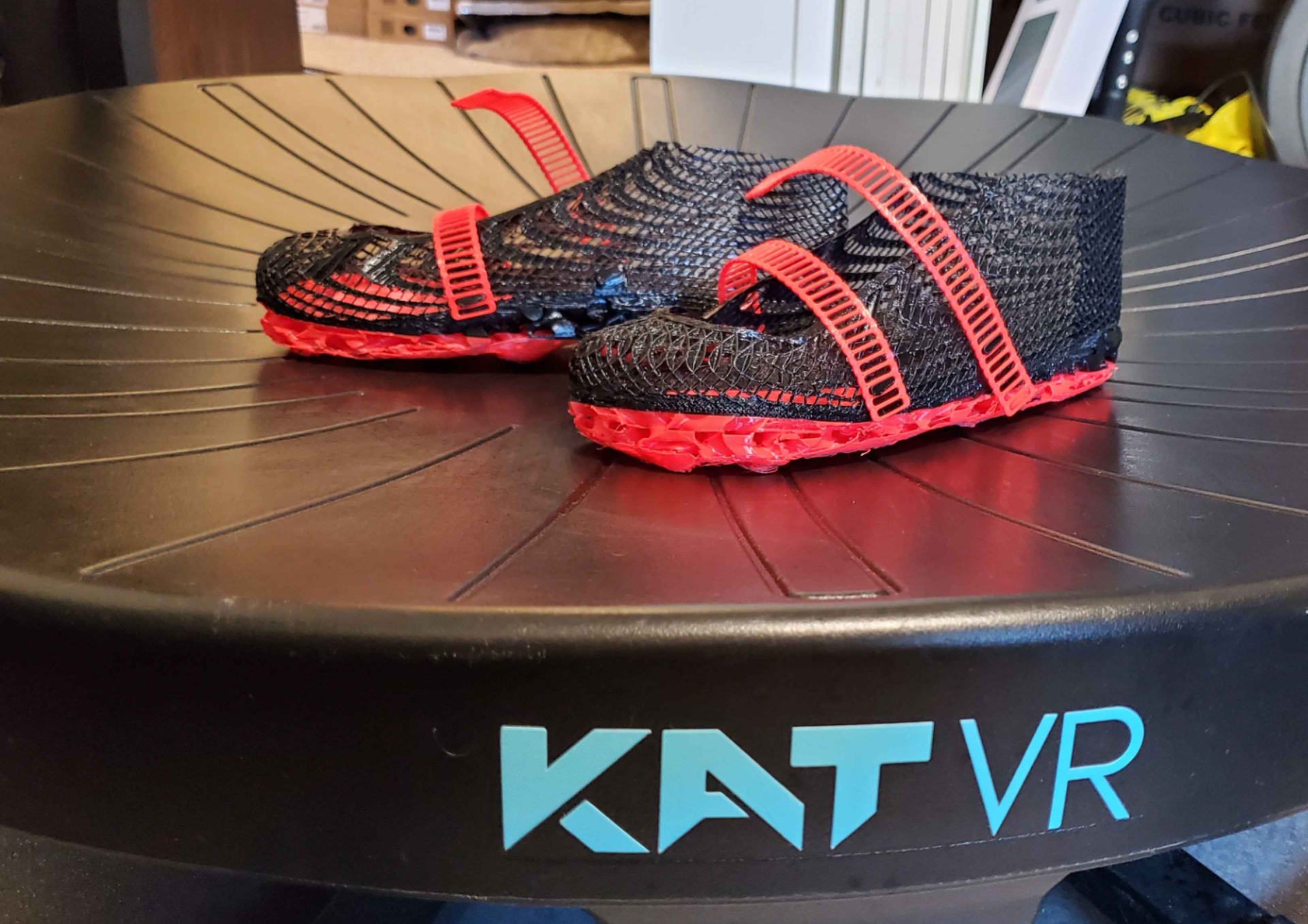 Quiet Shoes for VR Treadmill