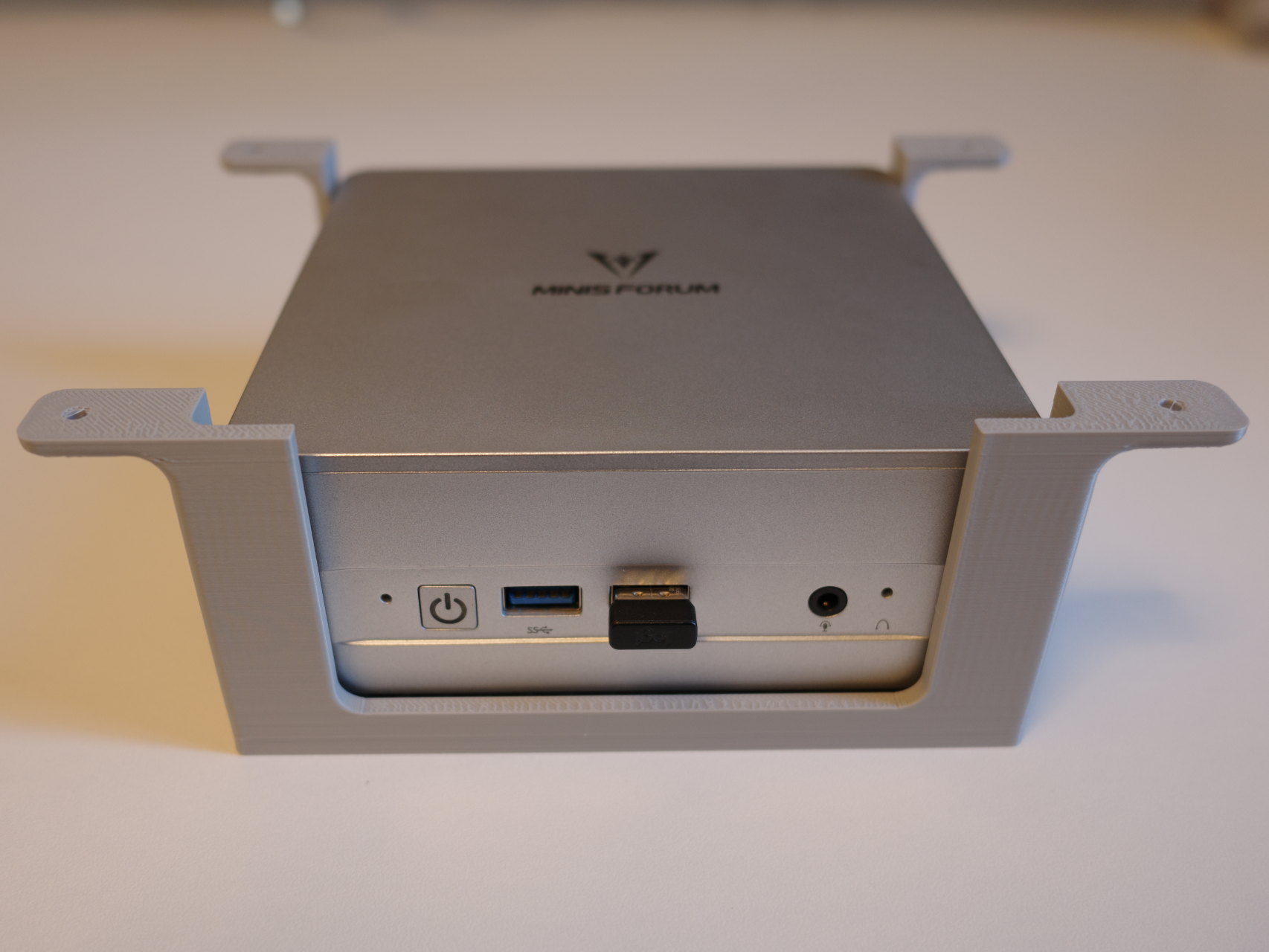 Minimal Under-Desk Mount for Mini PCs
