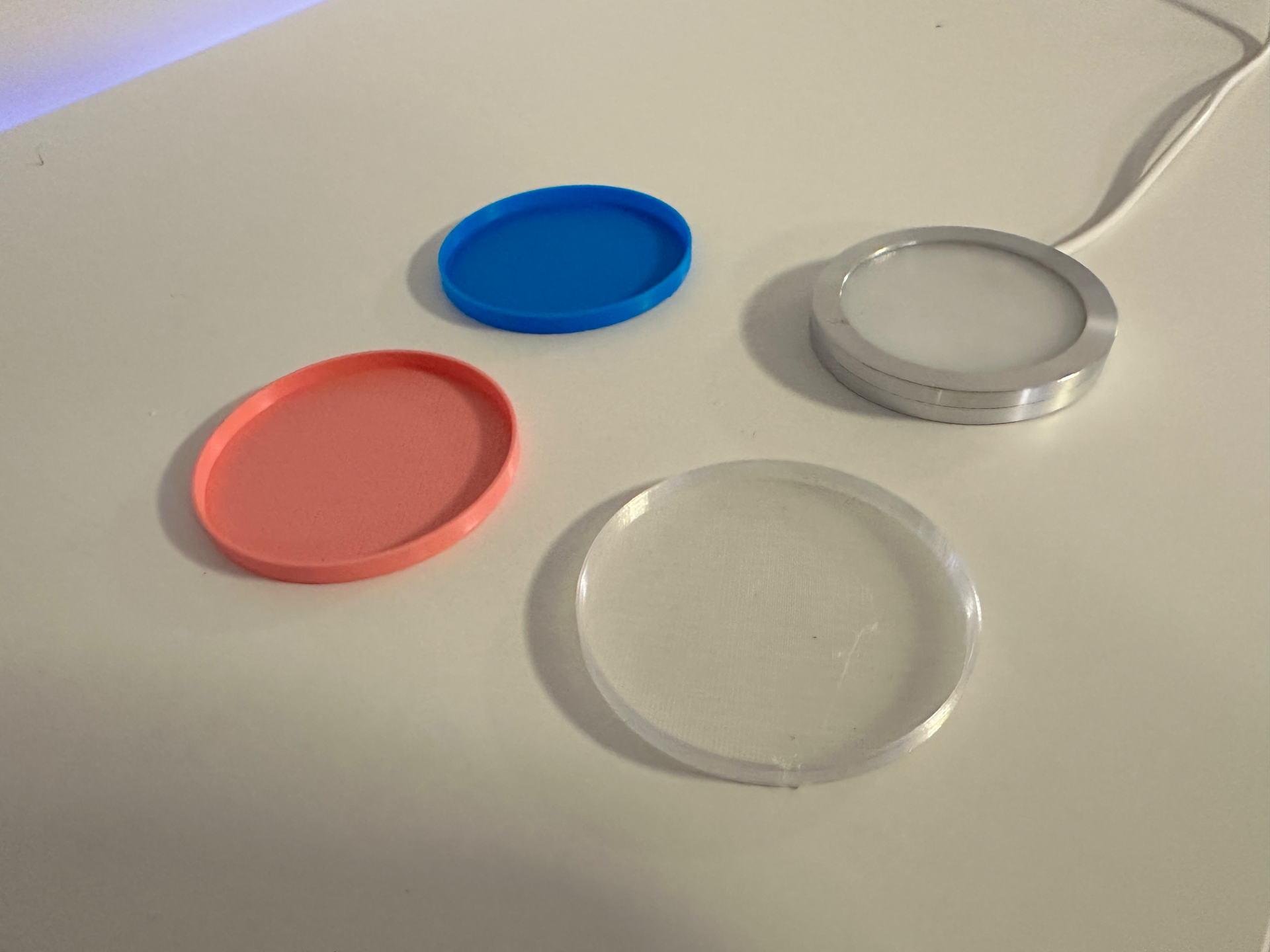 LED Puck Light Diffuser -BambuLab MH001 60mm round