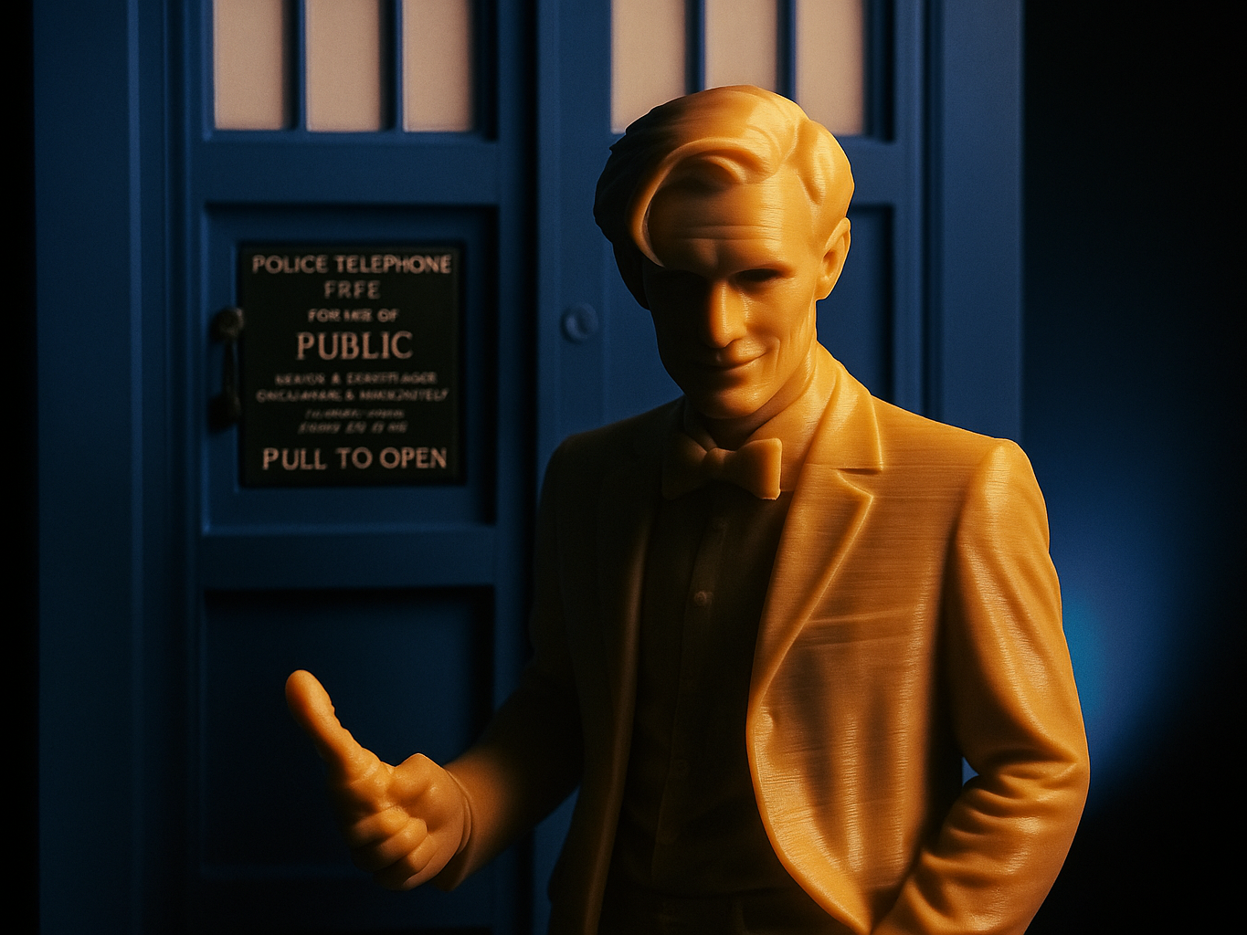11th Time-Traveling Doctor Figure – 1:10 Scale