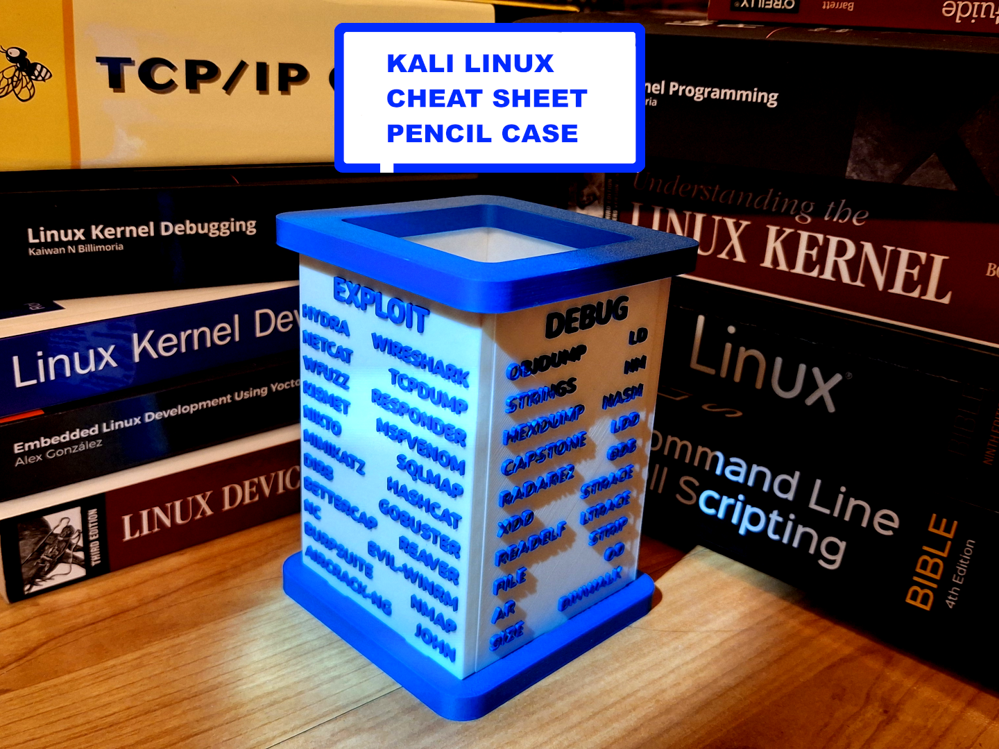 Kali Linux Pencil Holder