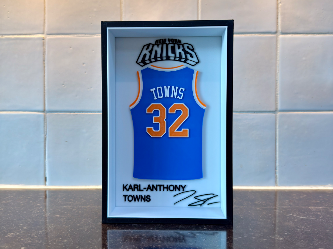 Karl-Anthony Towns- New York Knicks - Jersey Frame