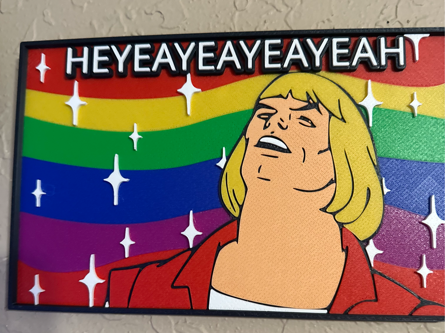 He-Man HEYEAYEAYEAH Wall Art