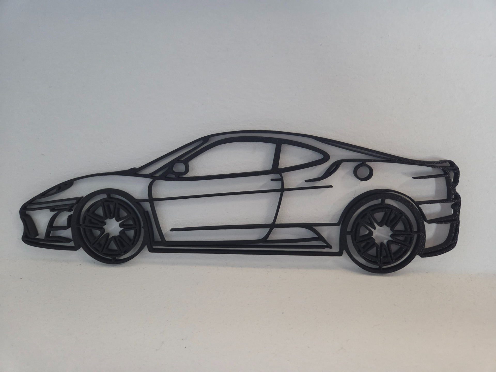 Ferrari F430 Scuderia Silhouette Wall Art