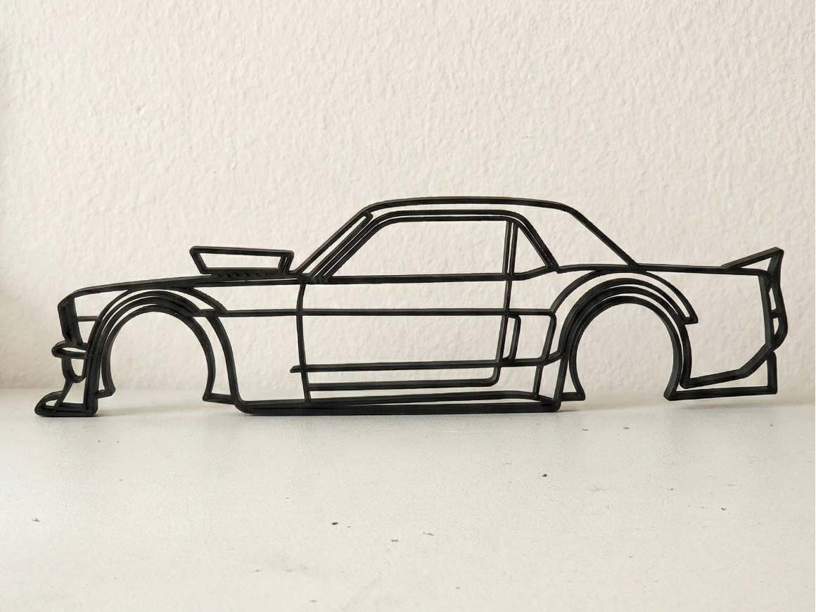 Hoonicorn V1 Outline Wall Art