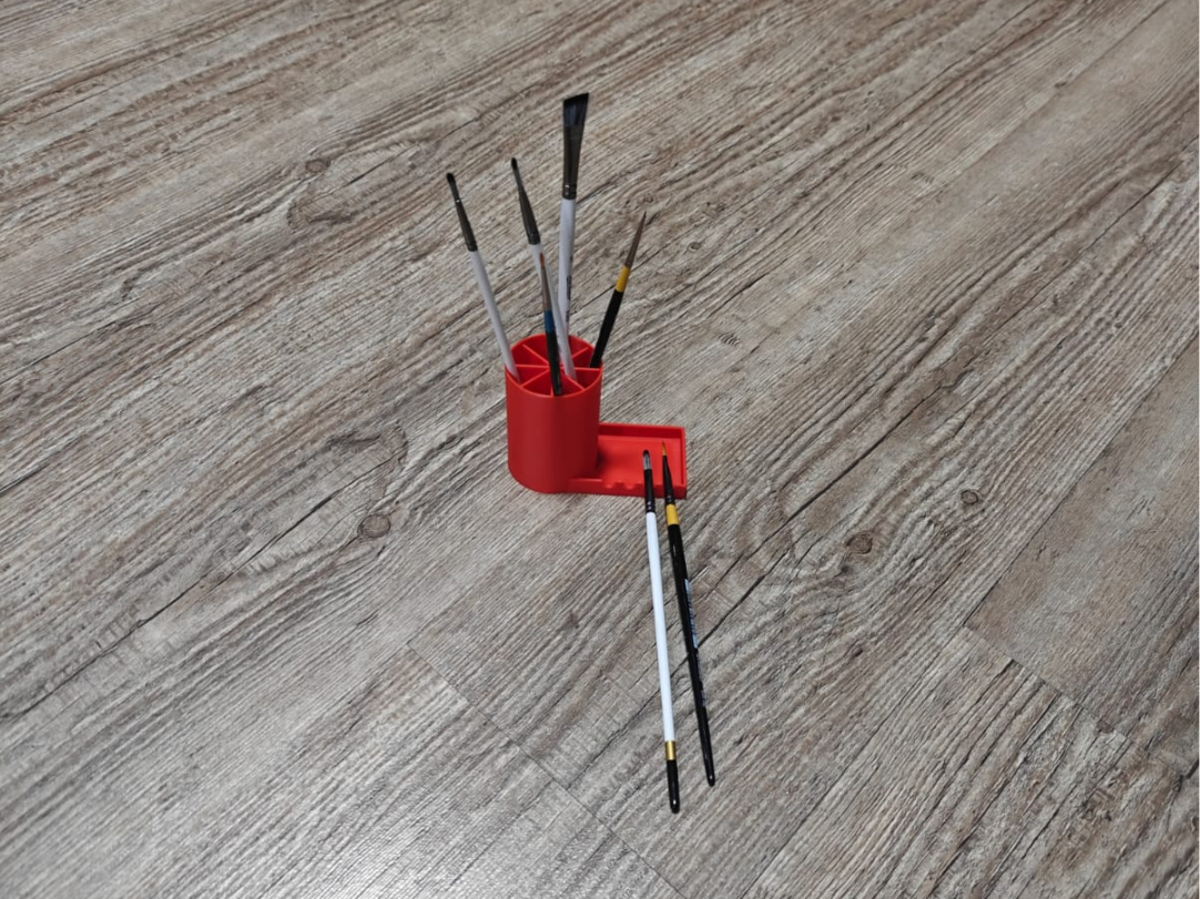 Paintbrush Holder (Vertical and Horizontal Stand)