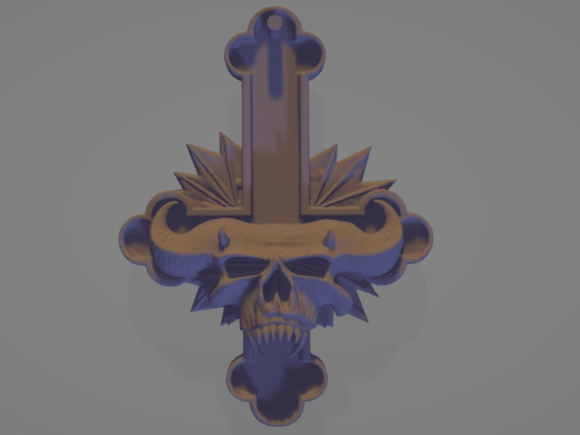 Glenn Danzig Skull Cross