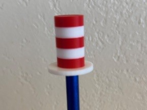 Dr Seuss Cat in the Hat pencil topper