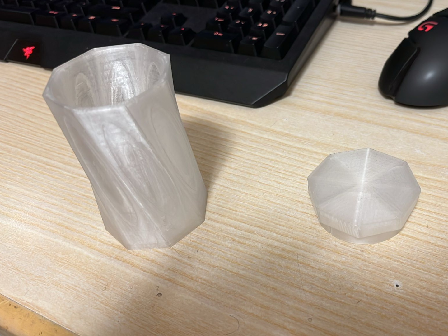 octagonal container