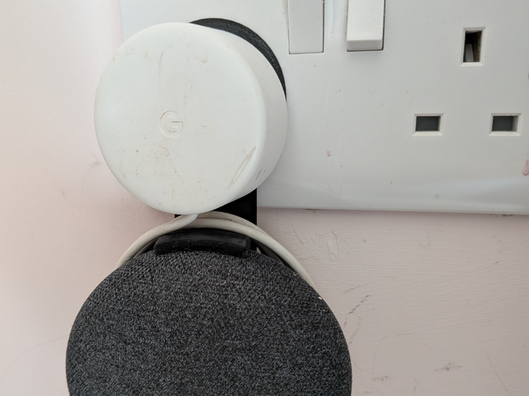Google Home mini / Nest mini UK plug mount