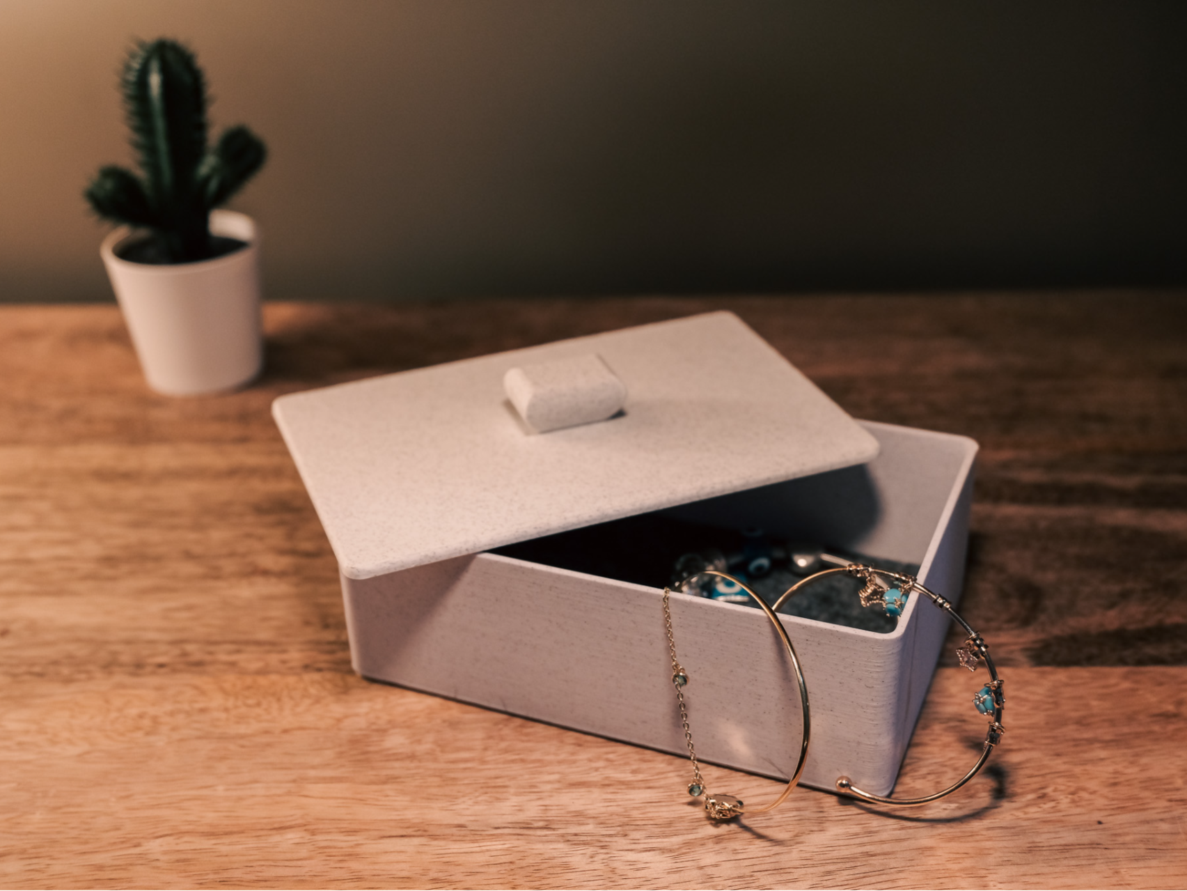 Small Storage Box with Lid & Optional Insert