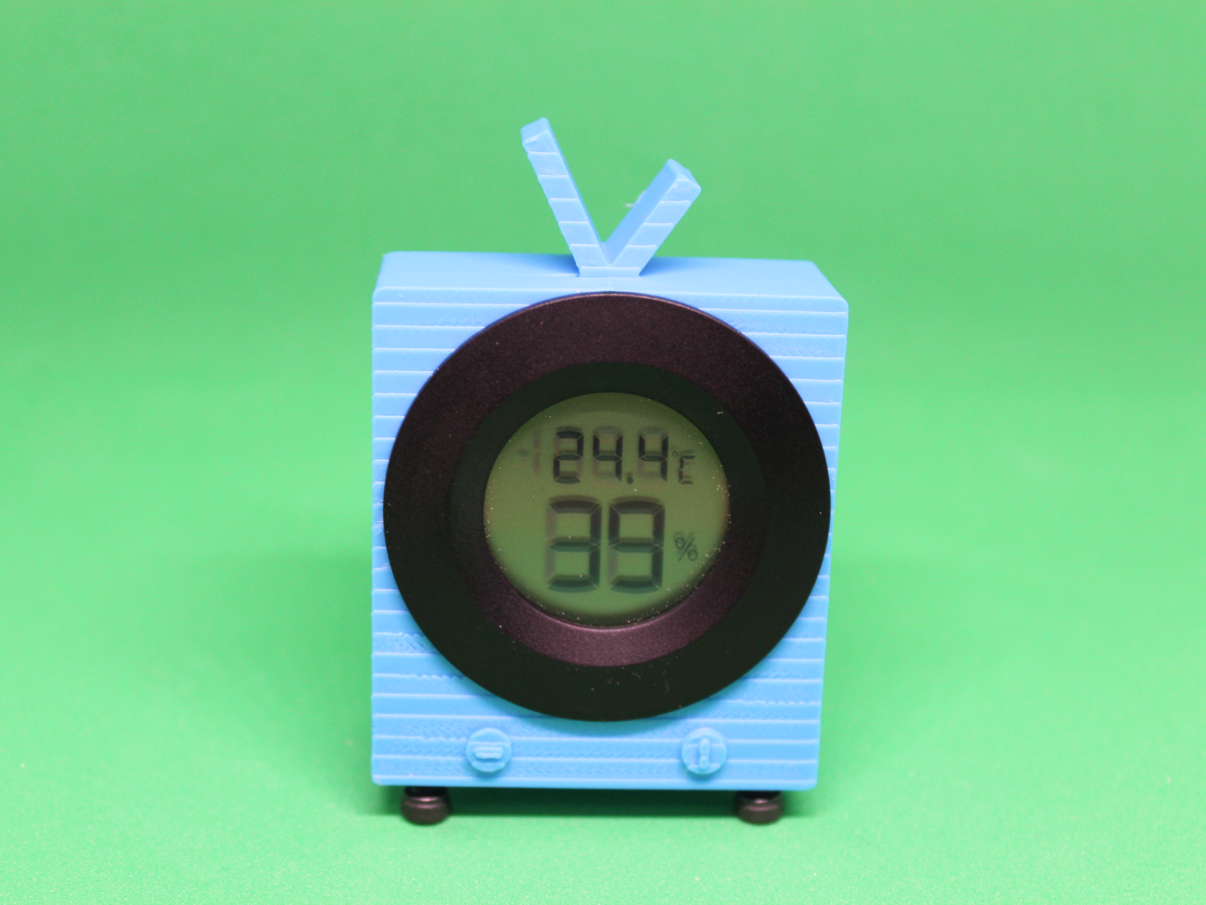 Adjustable Retro Round CRT Hygrometer