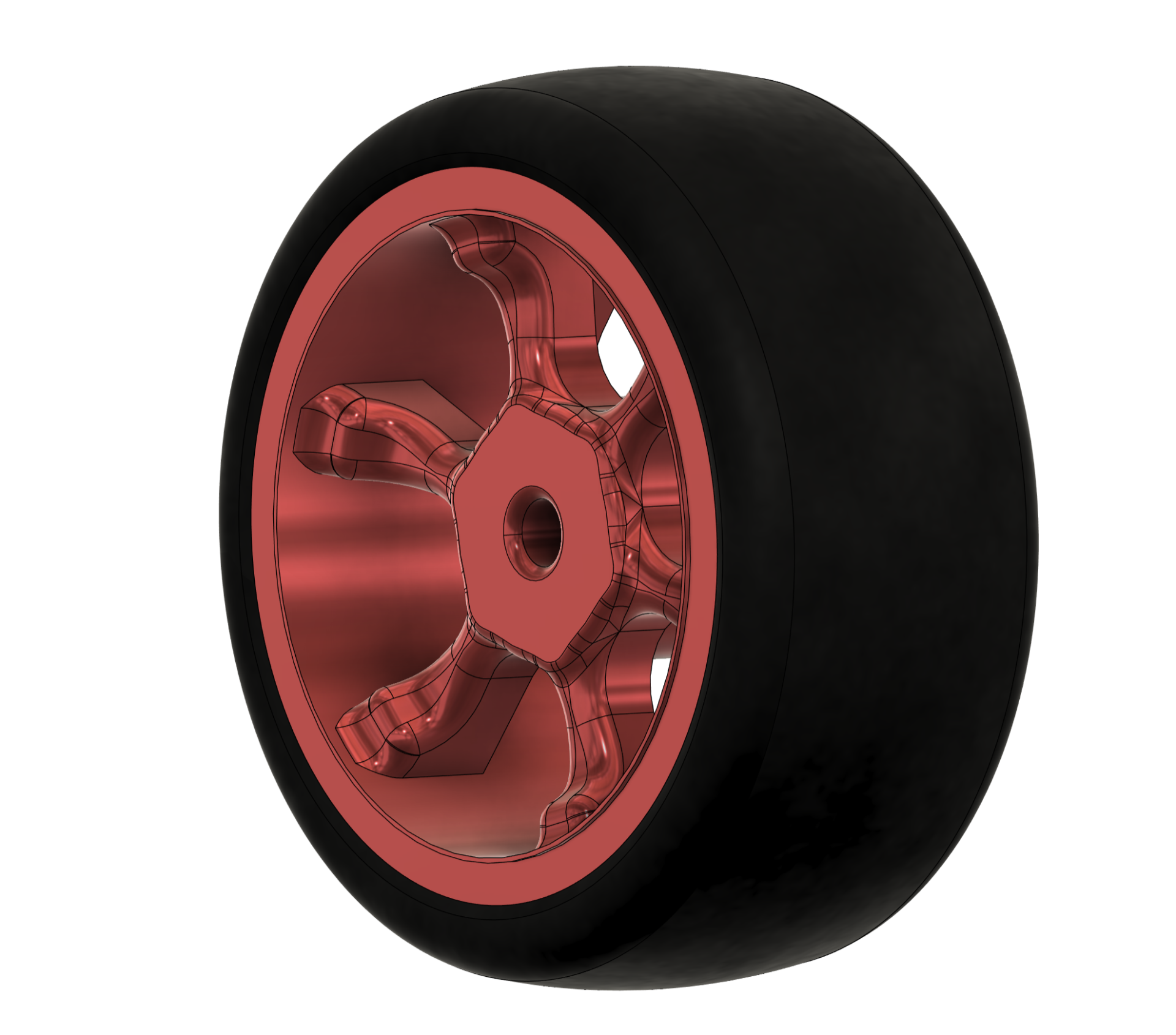 LaTrax Rally Drift Wheel Assembly