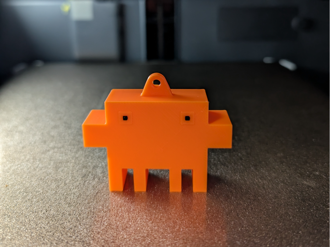Claude AI Mascot Large Pendant