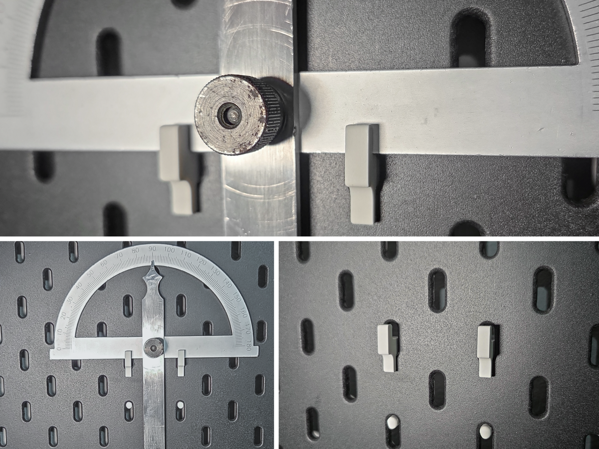 Skadis protractor holder
