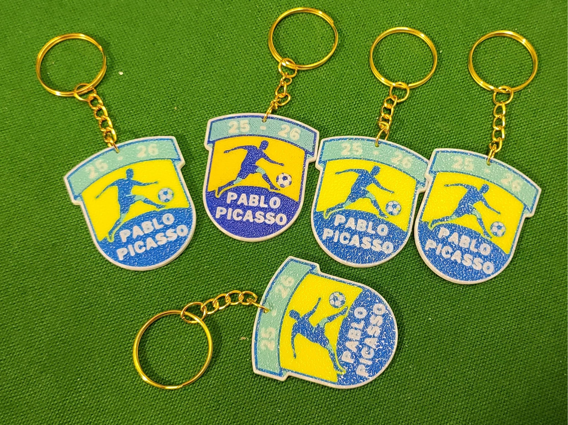 LLAVERO CAMPEONATO FUTBOL PABLO PICASSO
