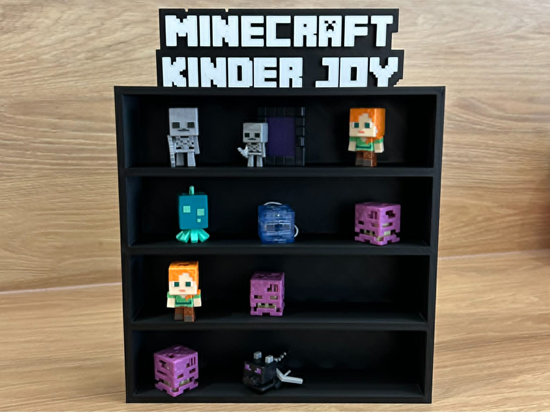 Minecraft Kinder Joy dispaly / stand