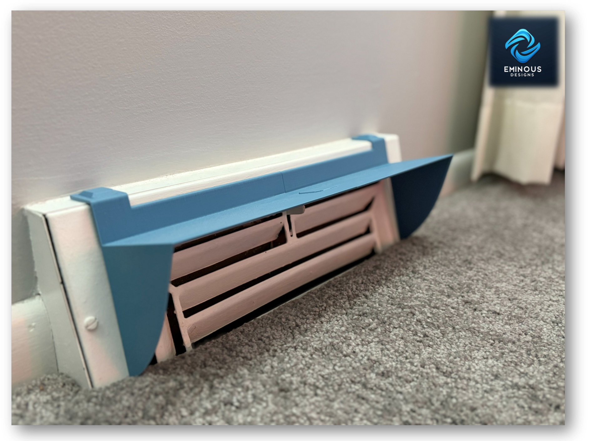 Magnetic Airflow Redirect for Slanted HVAC Vents