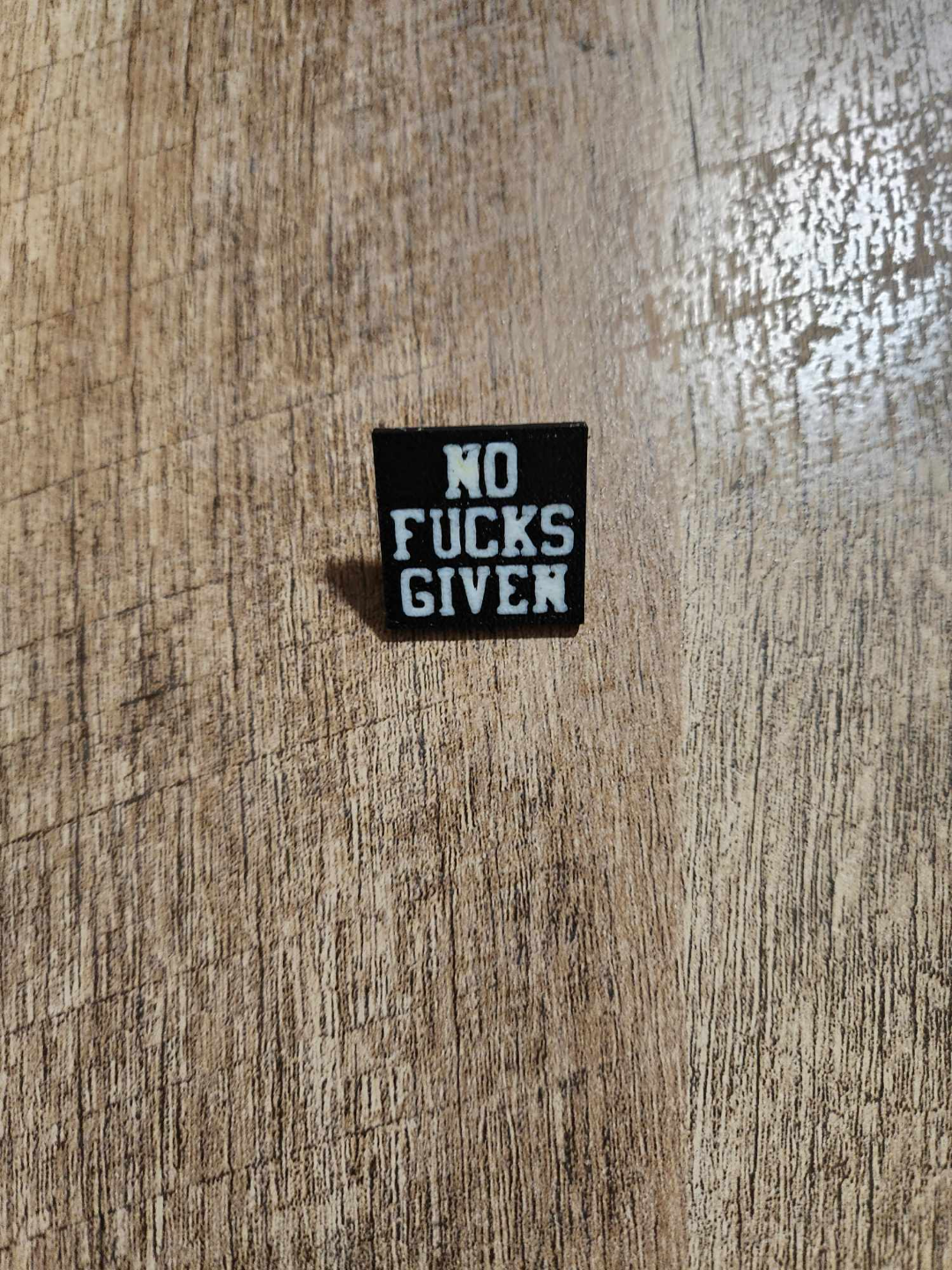 no fucks given pin