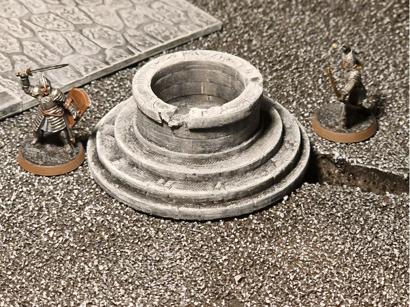 Well Intact & ruined | Terrain for MESBG wargame