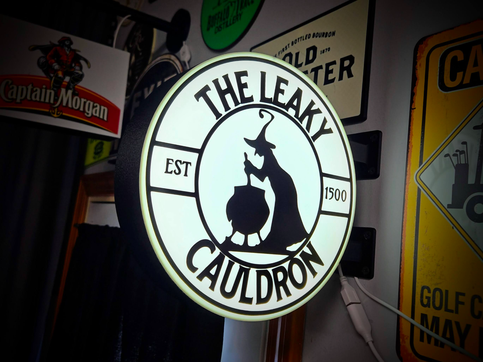 The Leaky Cauldron Harry Potter 2-Sided LED Sign