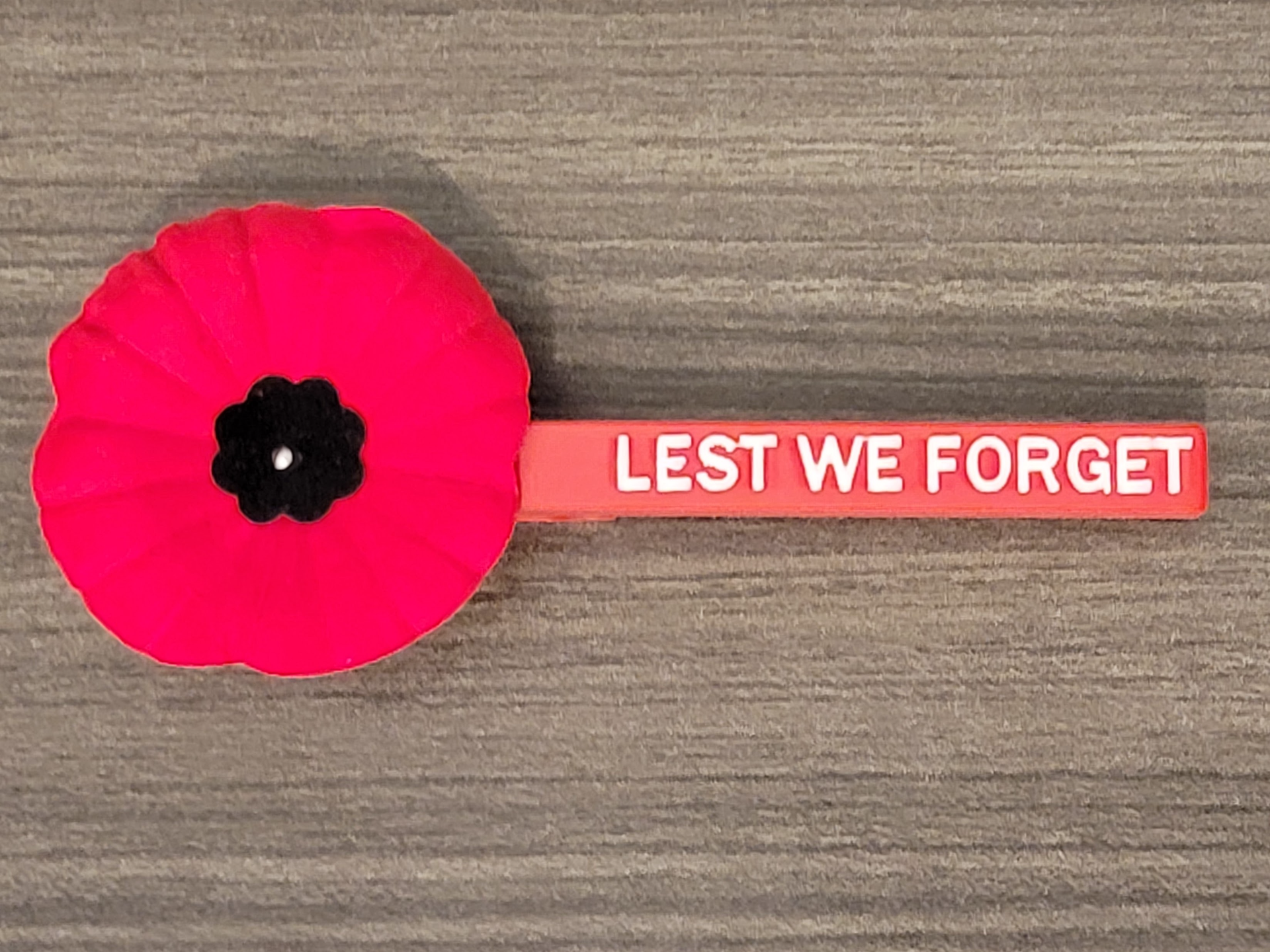 Poppy Pin Holder for Rememberance Day