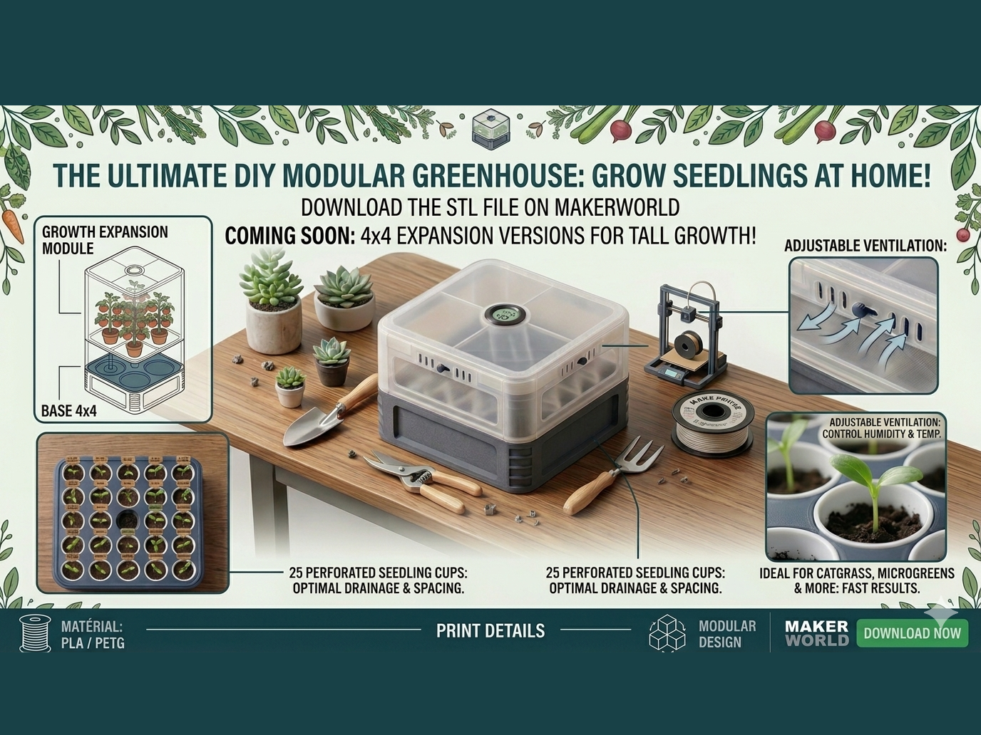 Ultimate Modular Maker Greenhouse