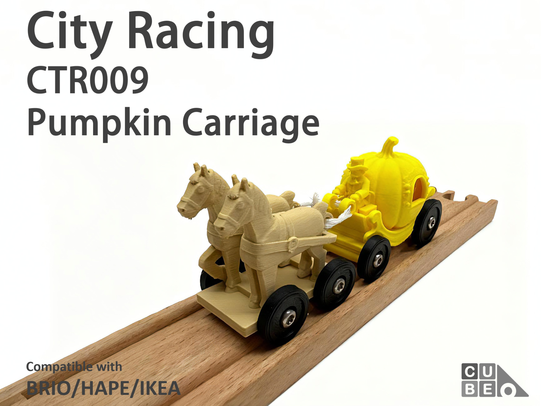 CUBEUNi-City Racing-Pumpkin Carriage-CTR009-BRIO