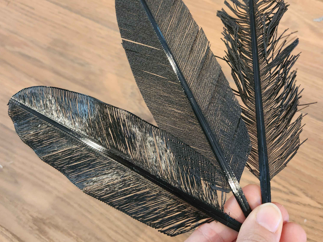 Multimaterial feather challenge for H2D 