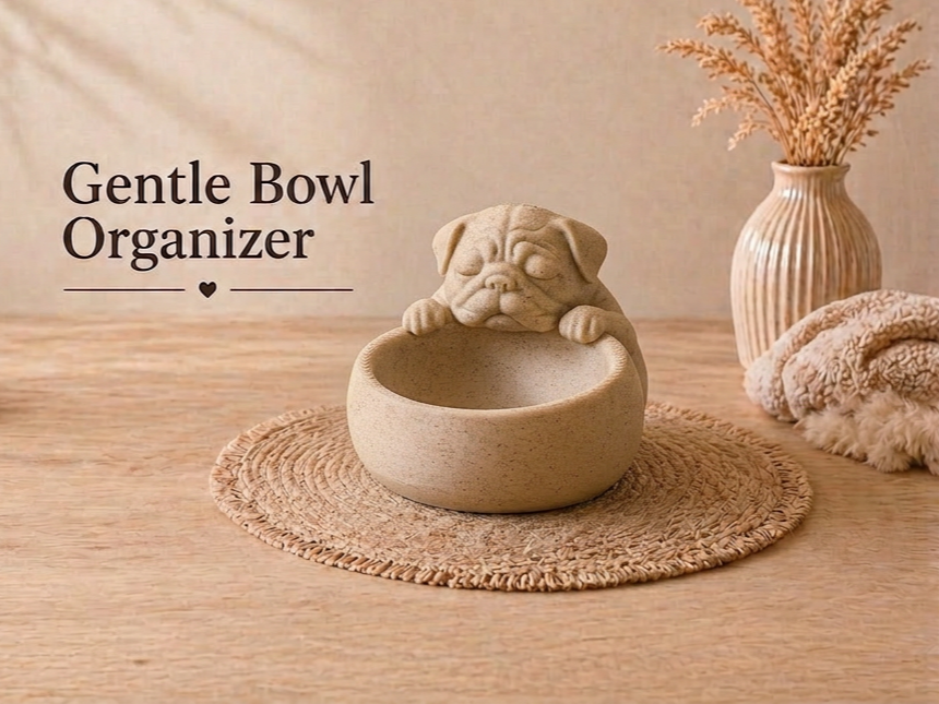 Gentle Bowl Pug - Organizer