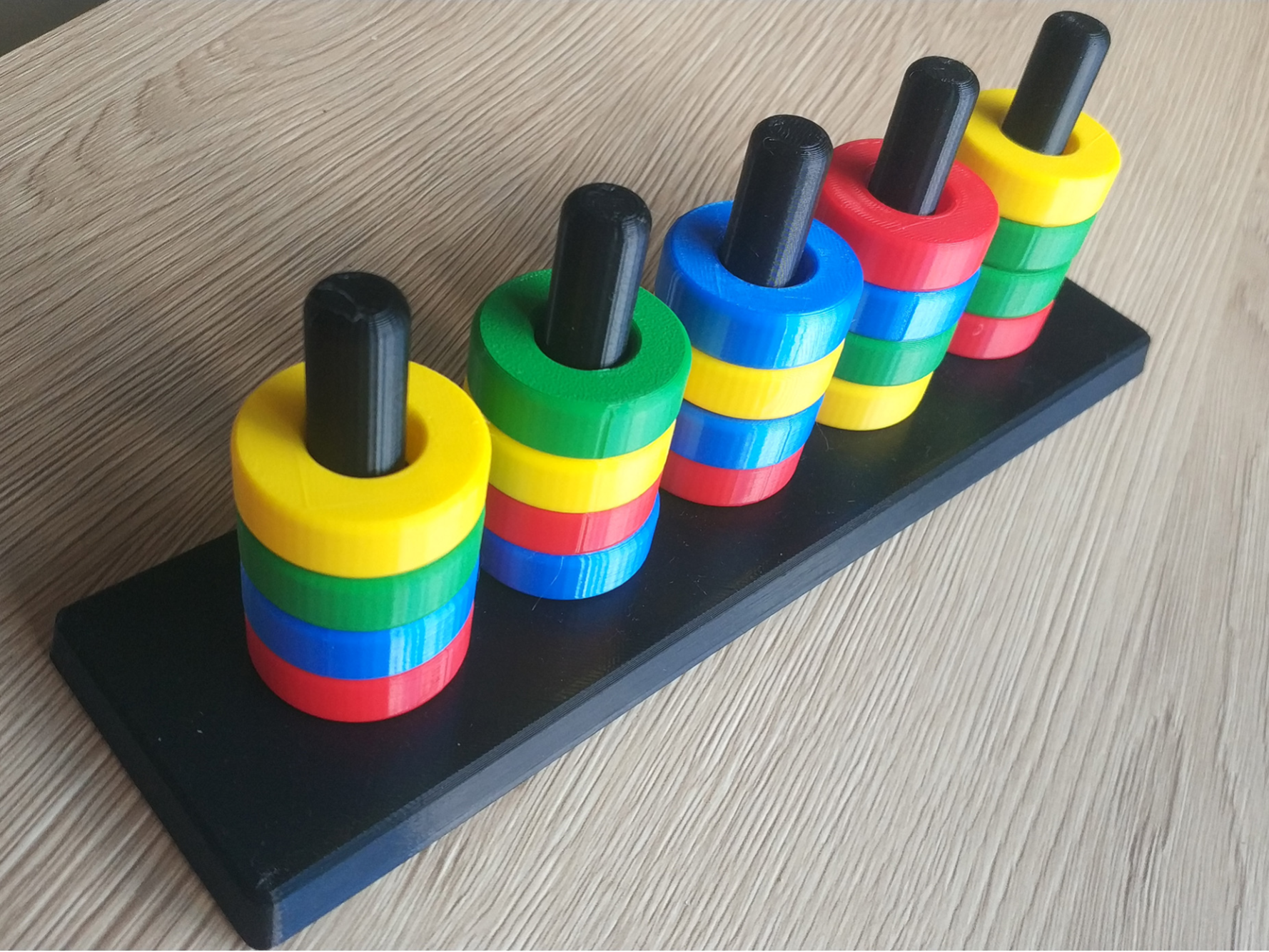 Colorful towers