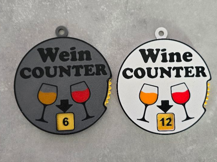 Wein-Counter / Wine-Counter - Klickzähler für Wein