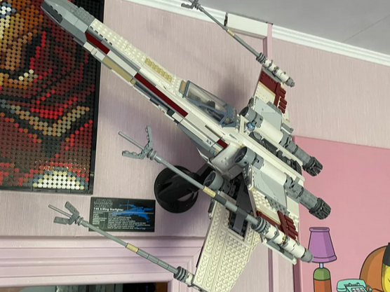 Klemmbausteine X-Wing 10240 Wandhalter