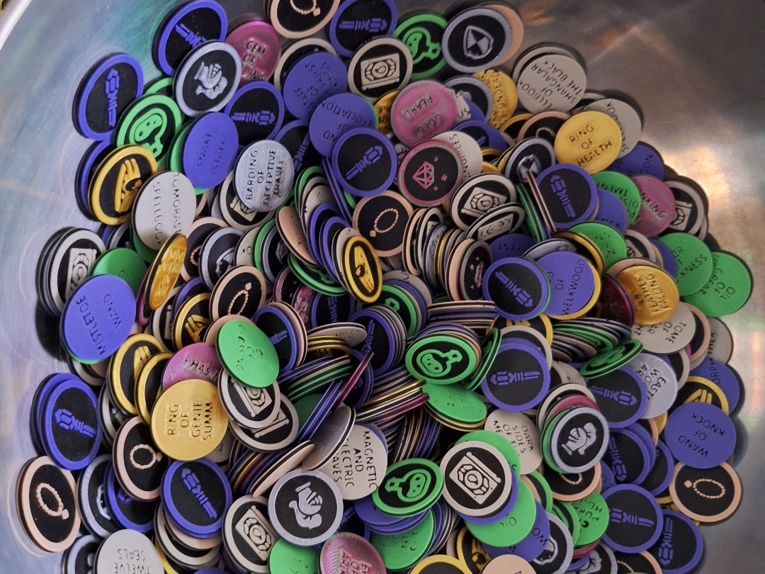 Loot Tokens - Gems (AD&D / D&D)