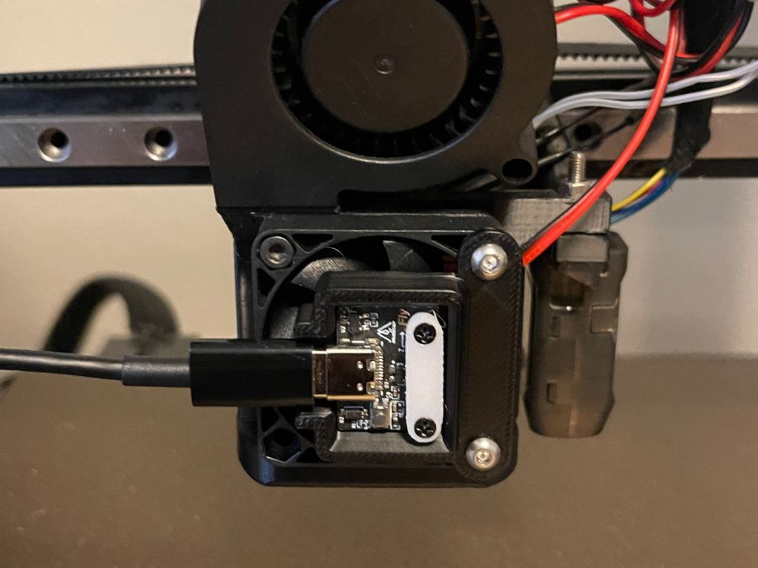 Mellow Fly ADXL mount to 40mm fan