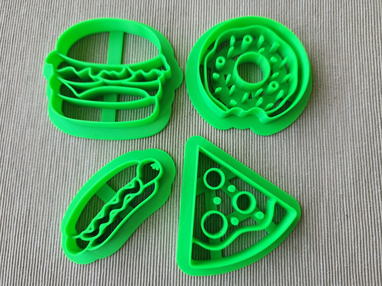 Cookie cutters fastfood set