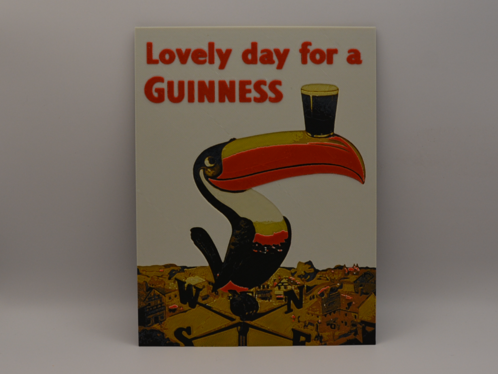 Vintage Guinness advertising poster 06 - Hueforge