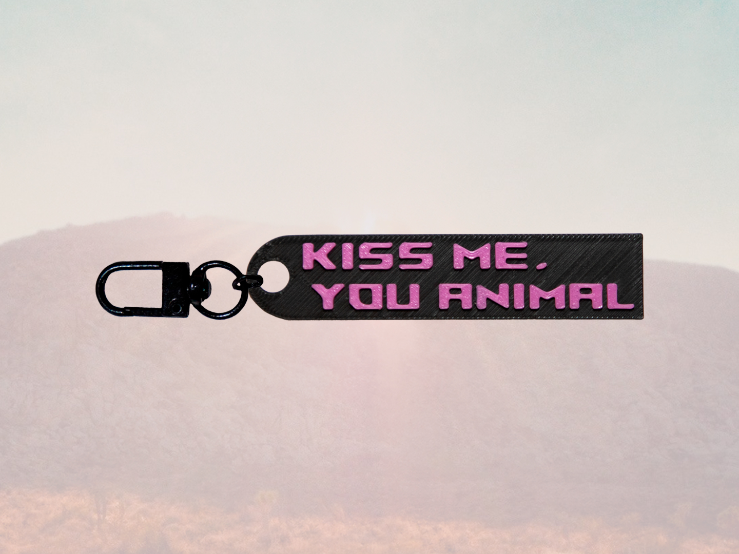 Kiss Me You Animal Keychain My Chemical Romance Na