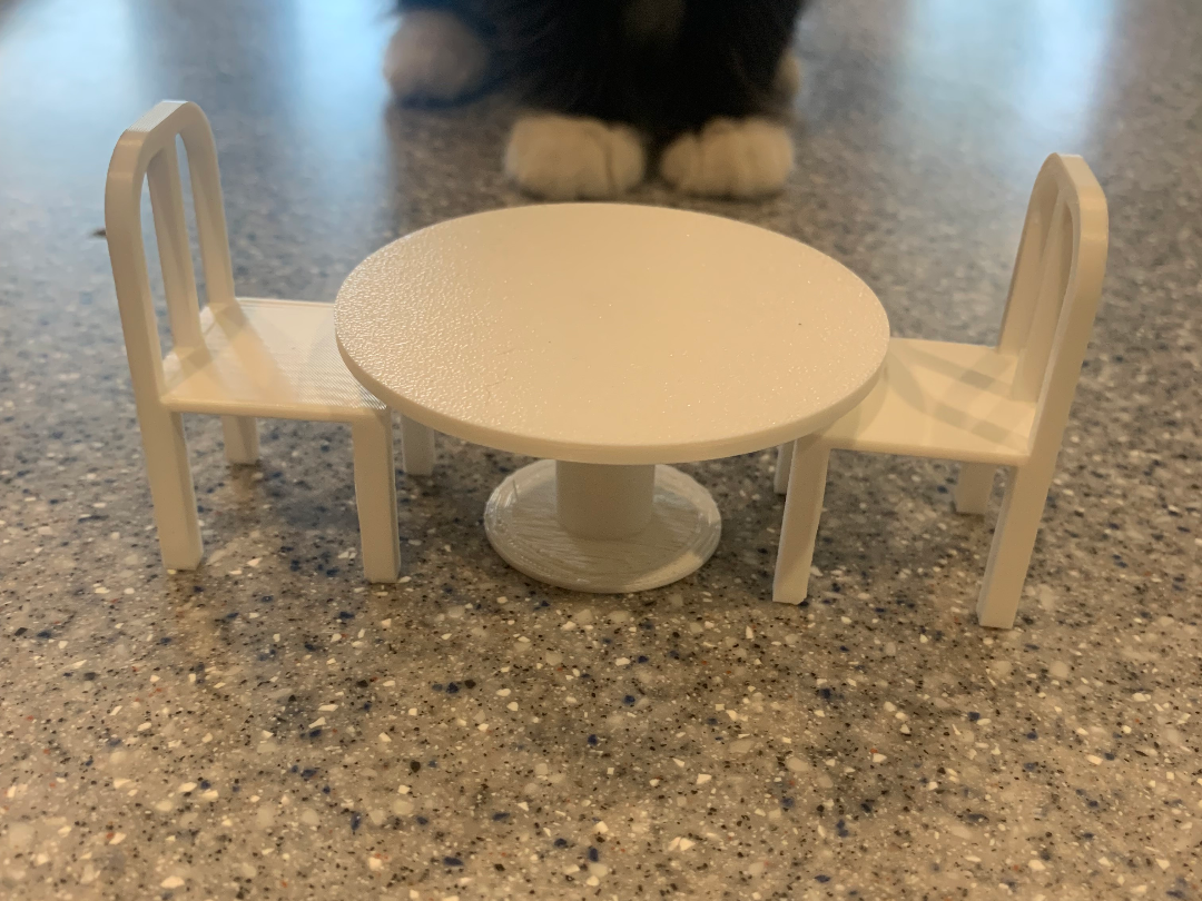 Mini Doll Table and Chairs
