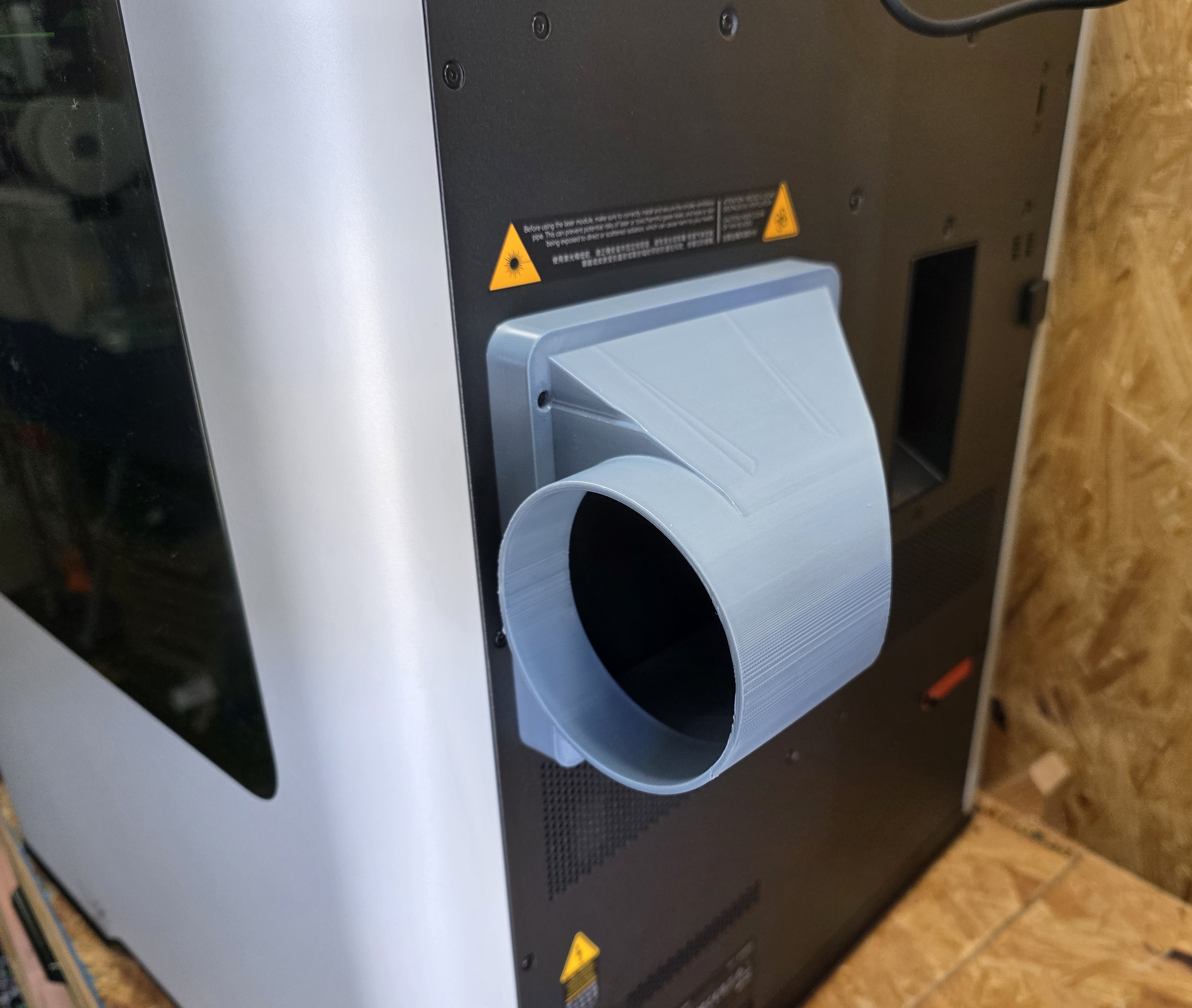 Bambu H2D Side Exhaust Adapter