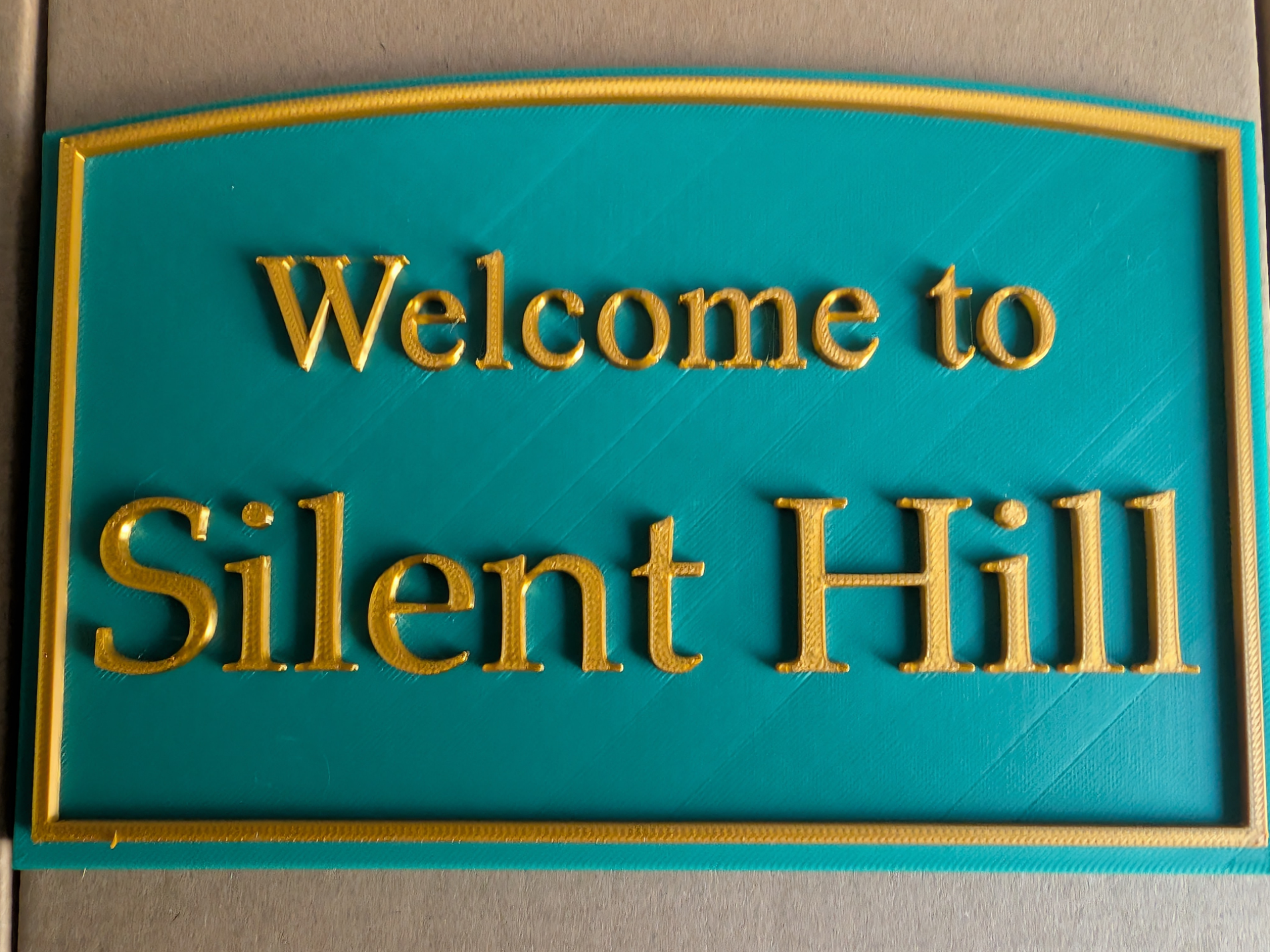 Welcome to Silent Hill sign