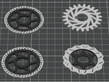 200% brake rotors for mini stark varg