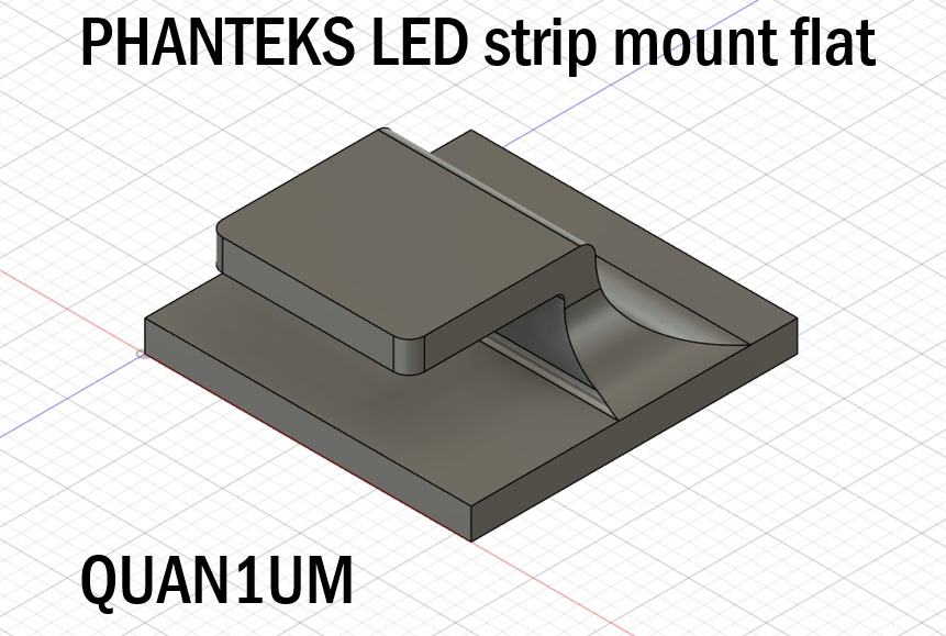 PHANTEKS NEON LED strip mount flat