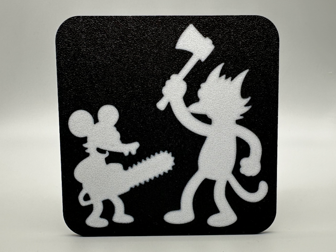 Simpsons Coaster Itchy and Scratchy