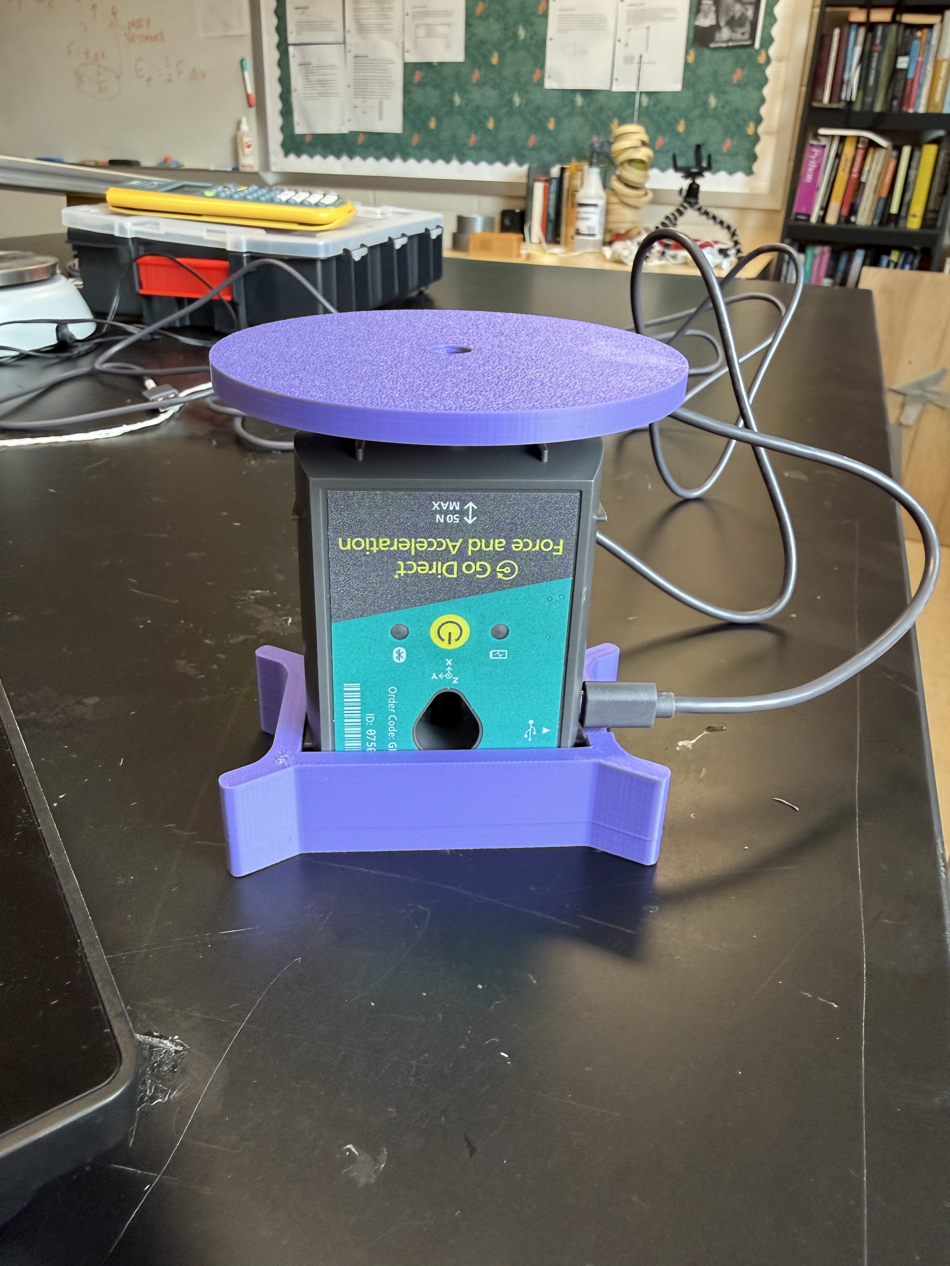 Vernier Force Meter Scale Conversion