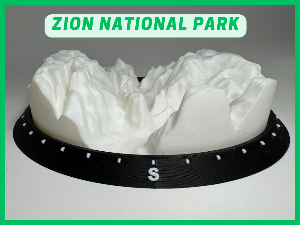 Zion National Park - Tiny Topo 3D