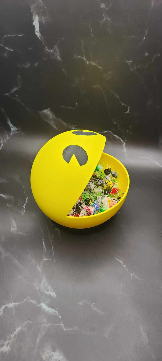 Pac-Man Inspired Trash Bin for BambuLab A1 Mini and A1