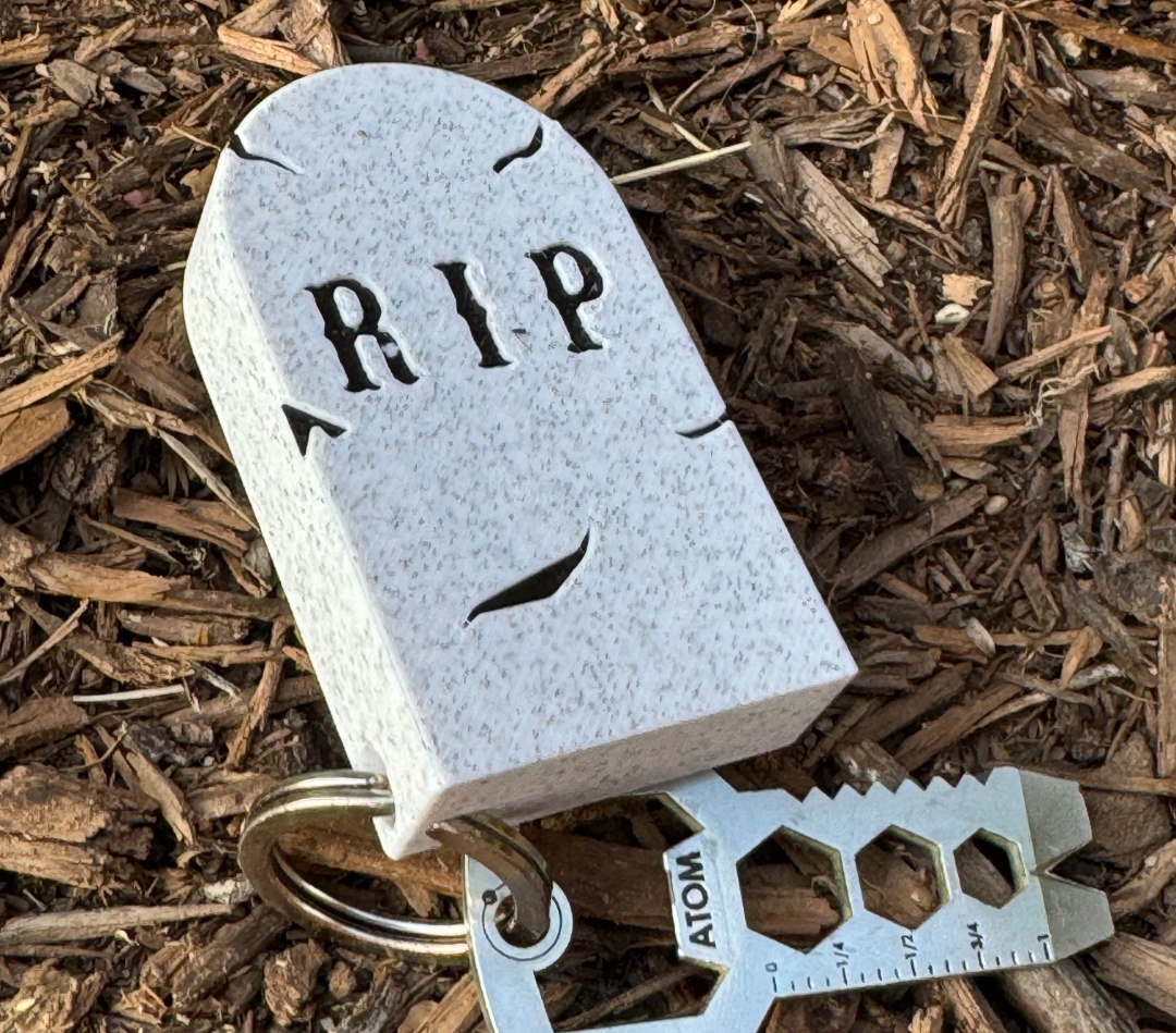 Headstone Whistle with Grave Display